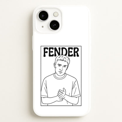 Fender Outline  - Sam Fender Phone Case for iPhone 13