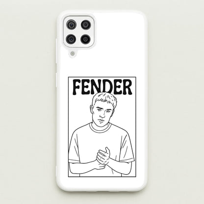 Fender Outline  - Sam Fender Phone Case for Galaxy A12