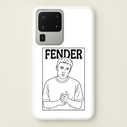 Fender Outline  - Sam Fender Phone Case for Galaxy S20 Ultra