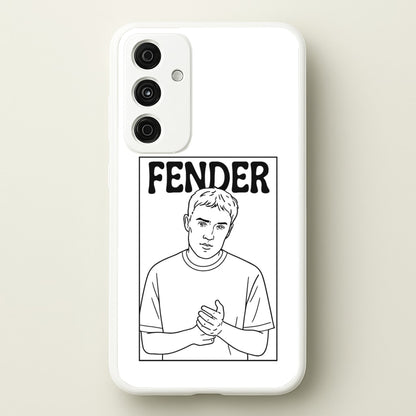 Fender Outline  - Sam Fender Phone Case for Galaxy A15