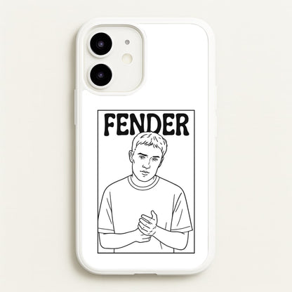 Fender Outline  - Sam Fender Phone Case for iPhone 12 / 12 Pro