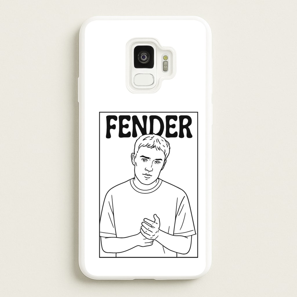 Fender Outline  - Sam Fender Phone Case for Galaxy S9