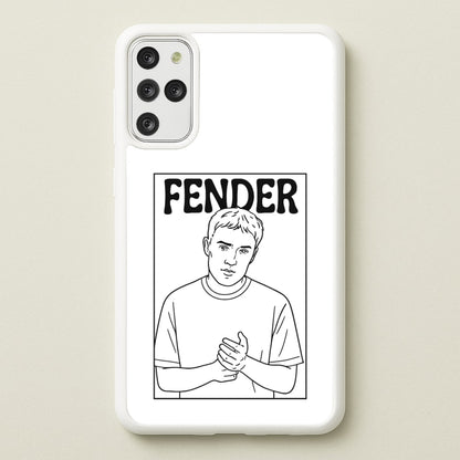 Fender Outline  - Sam Fender Phone Case for Galaxy S20 Plus