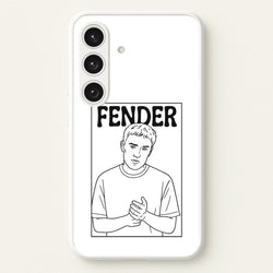 Fender Outline  - Sam Fender Phone Case for Galaxy S24FE