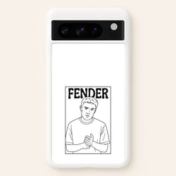 Fender Outline  - Sam Fender Phone Case for Google Pixel 8 Pro
