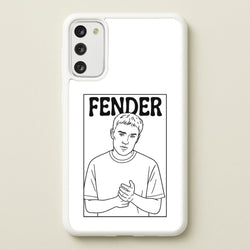 Fender Outline  - Sam Fender Phone Case for Galaxy S20FE