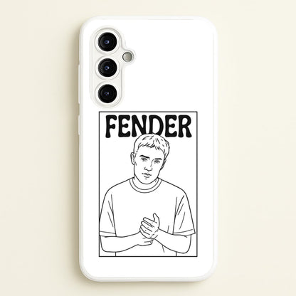 Fender Outline  - Sam Fender Phone Case for Galaxy A54