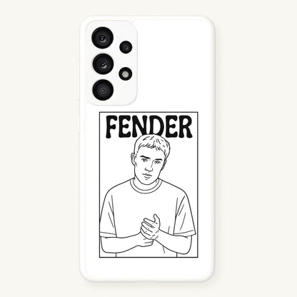 Fender Outline  - Sam Fender Phone Case for Galaxy A53