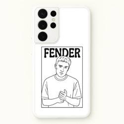 Fender Outline  - Sam Fender Phone Case for Galaxy S21 Ultra