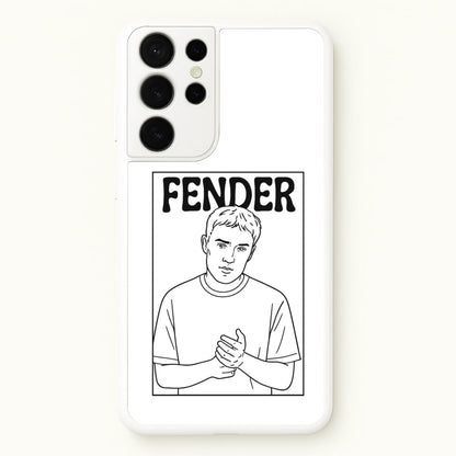Fender Outline  - Sam Fender Phone Case for Galaxy S21 Ultra