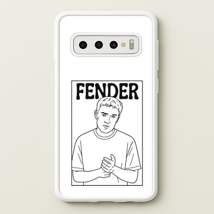 Fender Outline  - Sam Fender Phone Case for Galaxy S10 Plus