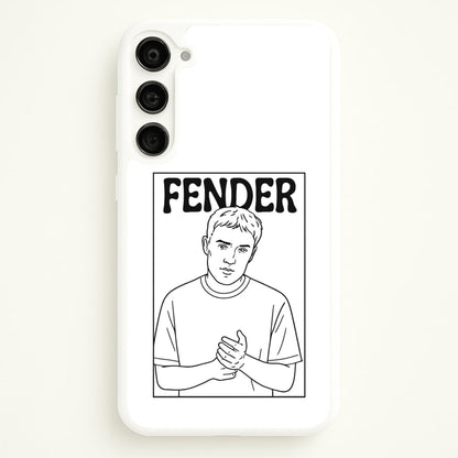 Fender Outline  - Sam Fender Phone Case for Galaxy S23