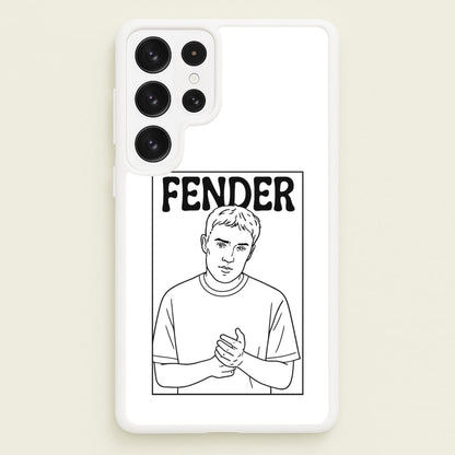 Fender Outline  - Sam Fender Phone Case for Galaxy S22 Ultra