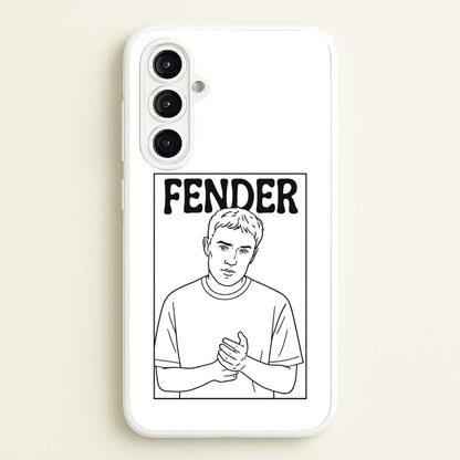 Fender Outline  - Sam Fender Phone Case for Galaxy A16