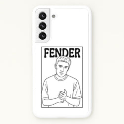 Fender Outline  - Sam Fender Phone Case for Galaxy S21FE