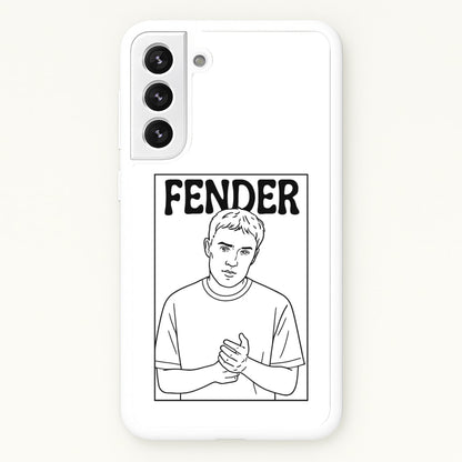 Fender Outline  - Sam Fender Phone Case for Galaxy S21FE