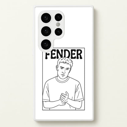Fender Outline  - Sam Fender Phone Case for Galaxy S24 Ultra