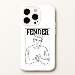 Fender Outline  - Sam Fender Phone Case for iPhone 14 Pro