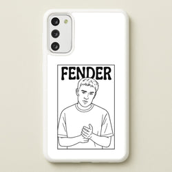 Fender Outline  - Sam Fender Phone Case for Galaxy S20