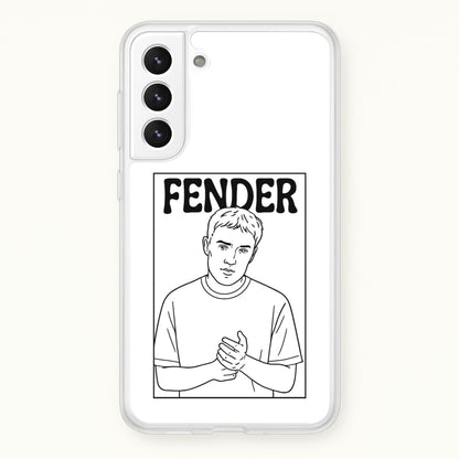 Fender Outline  - Sam Fender Phone Case for Galaxy S22 Plus