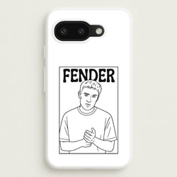 Fender Outline  - Sam Fender Phone Case for Google Pixel 9a