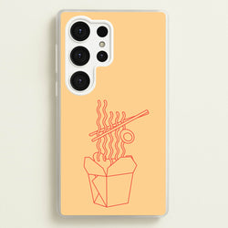 Noodels - Fast Food Patterns  - Fast Food Patterns Phone Case for Galaxy S25 Ultra