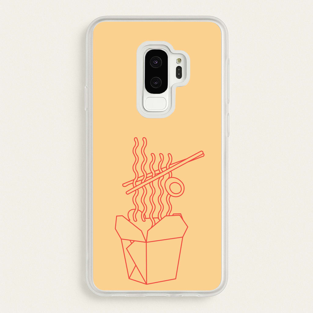 Noodels - Fast Food Patterns  - Fast Food Patterns Phone Case for Galaxy S9 Plus