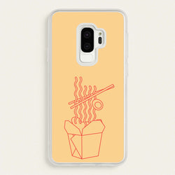 Noodels - Fast Food Patterns  - Fast Food Patterns Phone Case for Galaxy S9 Plus