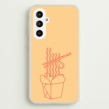 Noodels - Fast Food Patterns  - Fast Food Patterns Phone Case for Galaxy S23FE