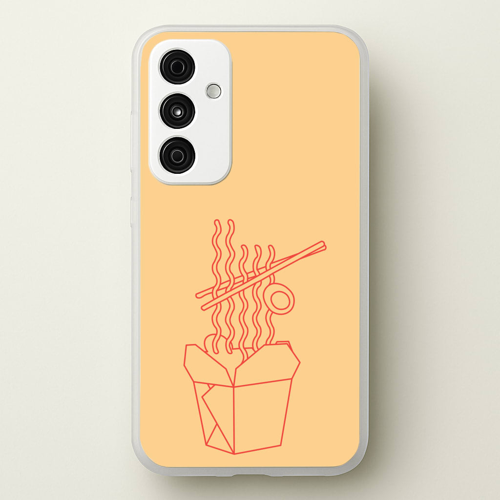 Noodels - Fast Food Patterns  - Fast Food Patterns Phone Case for Galaxy A35
