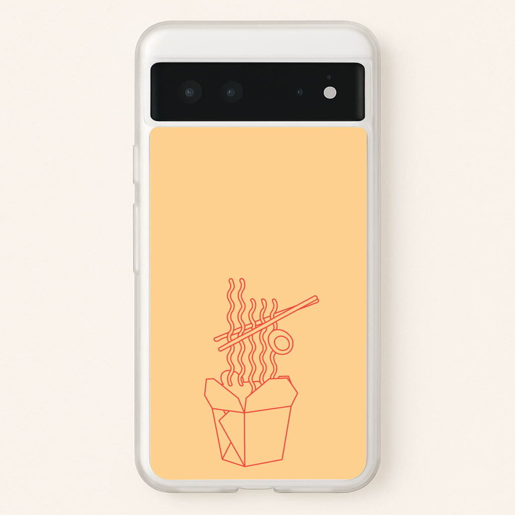 Noodels - Fast Food Patterns  - Fast Food Patterns Phone Case for Google Pixel 6