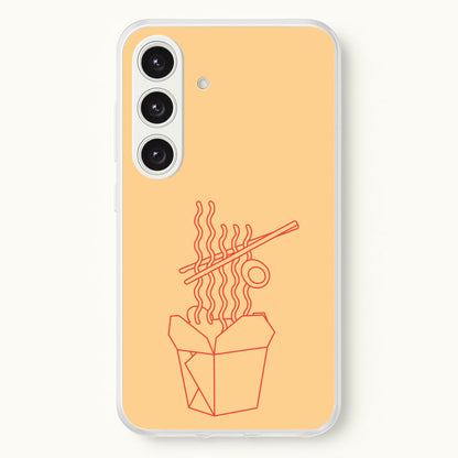 Noodels - Fast Food Patterns  - Fast Food Patterns Phone Case for Galaxy S24 Plus
