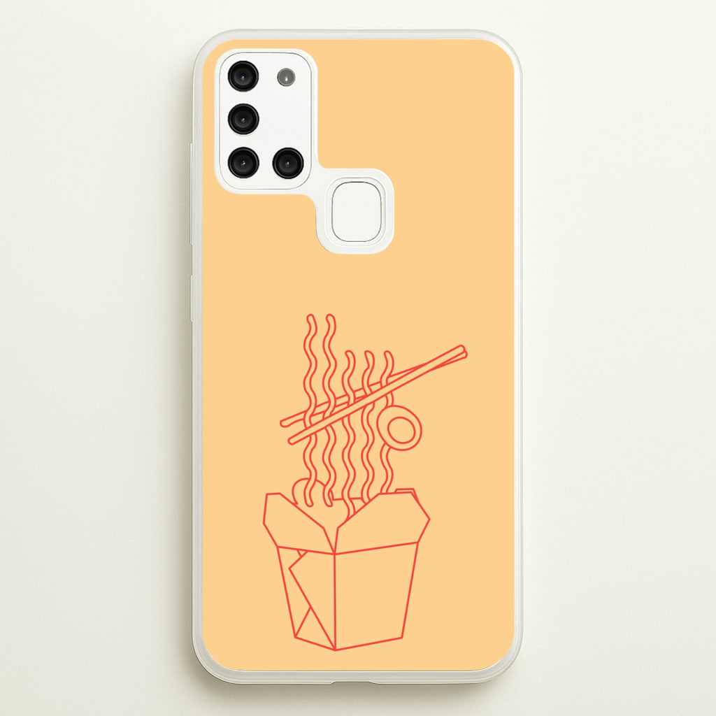 Noodels - Fast Food Patterns  - Fast Food Patterns Phone Case for Galaxy A21s