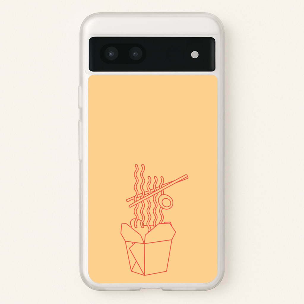 Noodels - Fast Food Patterns  - Fast Food Patterns Phone Case for Google Pixel 7a