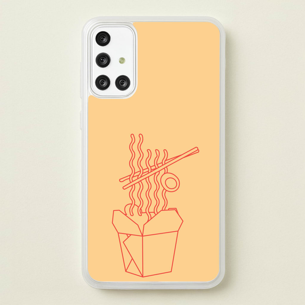Noodels - Fast Food Patterns  - Fast Food Patterns Phone Case for Galaxy A71