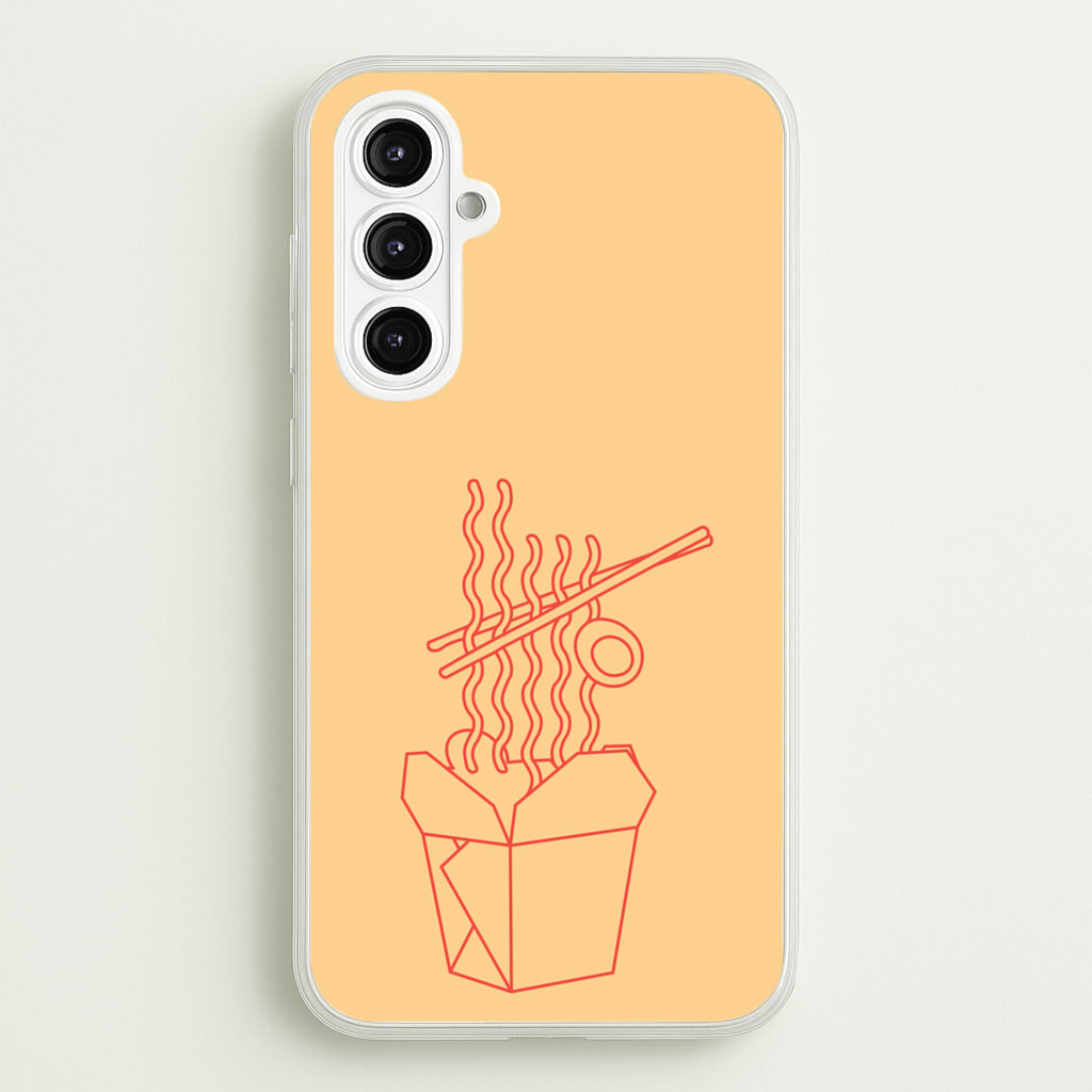 Noodels - Fast Food Patterns  - Fast Food Patterns Phone Case for Galaxy A16