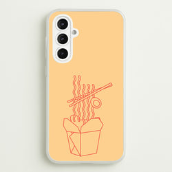 Noodels - Fast Food Patterns  - Fast Food Patterns Phone Case for Galaxy A16