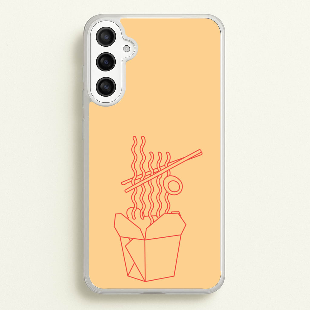 Noodels - Fast Food Patterns  - Fast Food Patterns Phone Case for Galaxy A34
