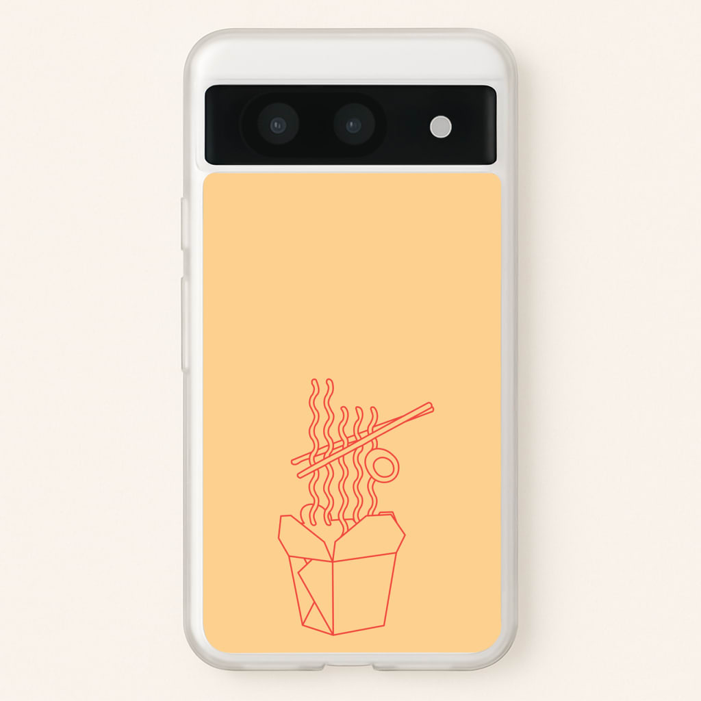 Noodels - Fast Food Patterns  - Fast Food Patterns Phone Case for Google Pixel 8a