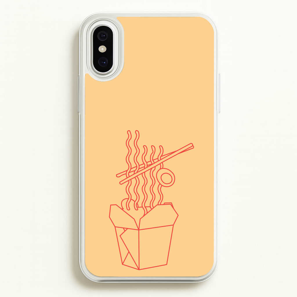 Noodels - Fast Food Patterns  - Fast Food Patterns Phone Case for iPhone XS Max