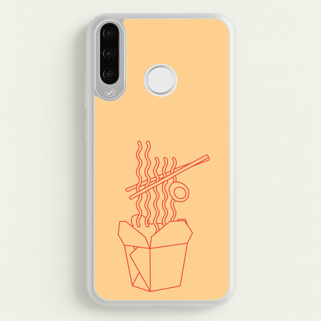 Noodels - Fast Food Patterns  - Fast Food Patterns Phone Case for Huawei P30 Lite