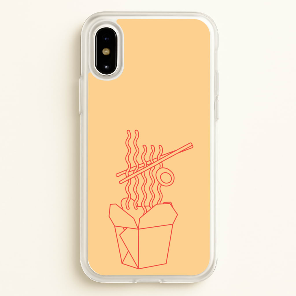 Noodels - Fast Food Patterns  - Fast Food Patterns Phone Case for iPhone X / XS