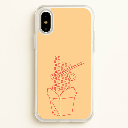 Noodels - Fast Food Patterns  - Fast Food Patterns Phone Case for iPhone X / XS