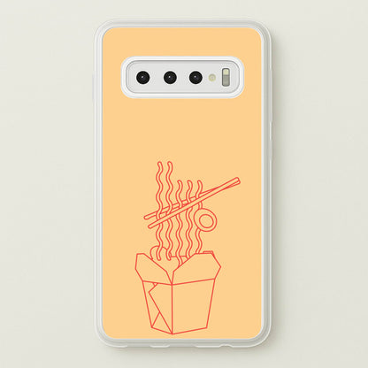 Noodels - Fast Food Patterns  - Fast Food Patterns Phone Case for Galaxy S10 Plus