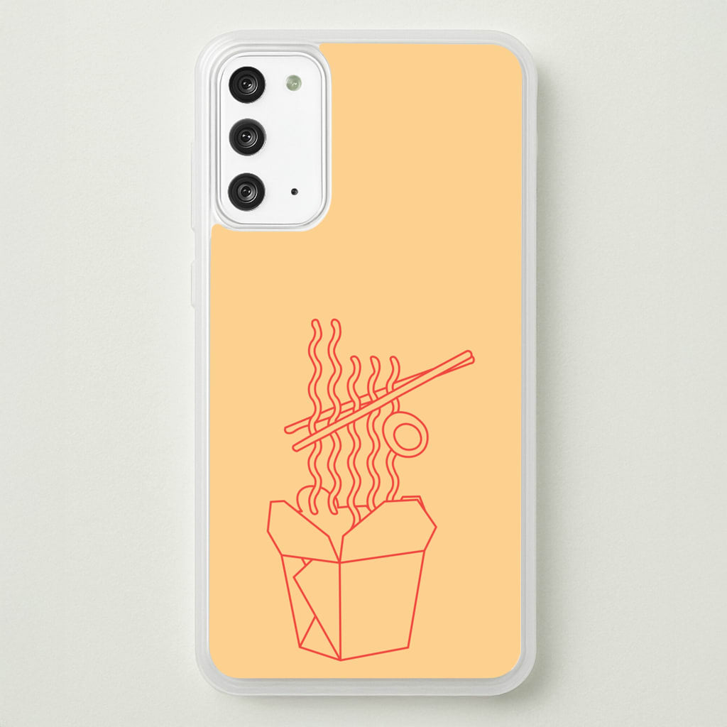 Noodels - Fast Food Patterns  - Fast Food Patterns Phone Case for Galaxy Note 20