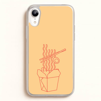 Noodels - Fast Food Patterns  - Fast Food Patterns Phone Case for iPhone XR