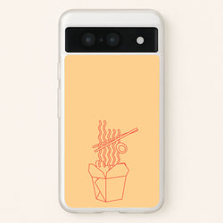 Noodels - Fast Food Patterns  - Fast Food Patterns Phone Case for Google Pixel 8