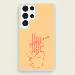 Noodels - Fast Food Patterns  - Fast Food Patterns Phone Case for Galaxy S23 Ultra