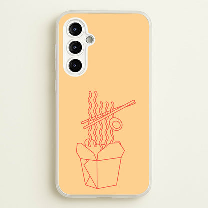 Noodels - Fast Food Patterns  - Fast Food Patterns Phone Case for Galaxy A54