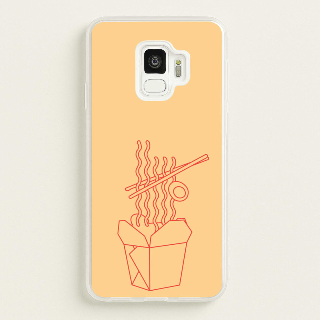Noodels - Fast Food Patterns  - Fast Food Patterns Phone Case for Galaxy S9